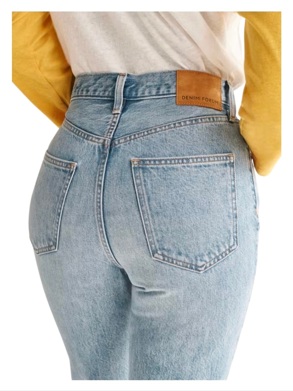 Denim Forum The Joni High Rise Loose 32l loose Jeans Size 27 - Picture 2 of 16